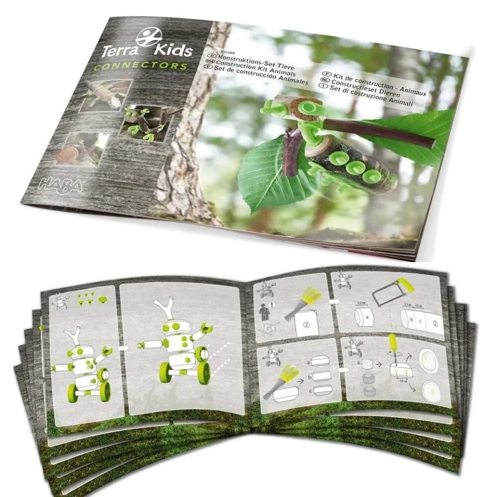 HABA Terra Kids Connectors Backyard Nature Craft Kit STEM ENGINEERING EA…